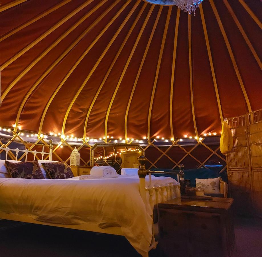 Orchard View Yurt & Hot Tub Somerset Weston-super-Mare Exteriör bild
