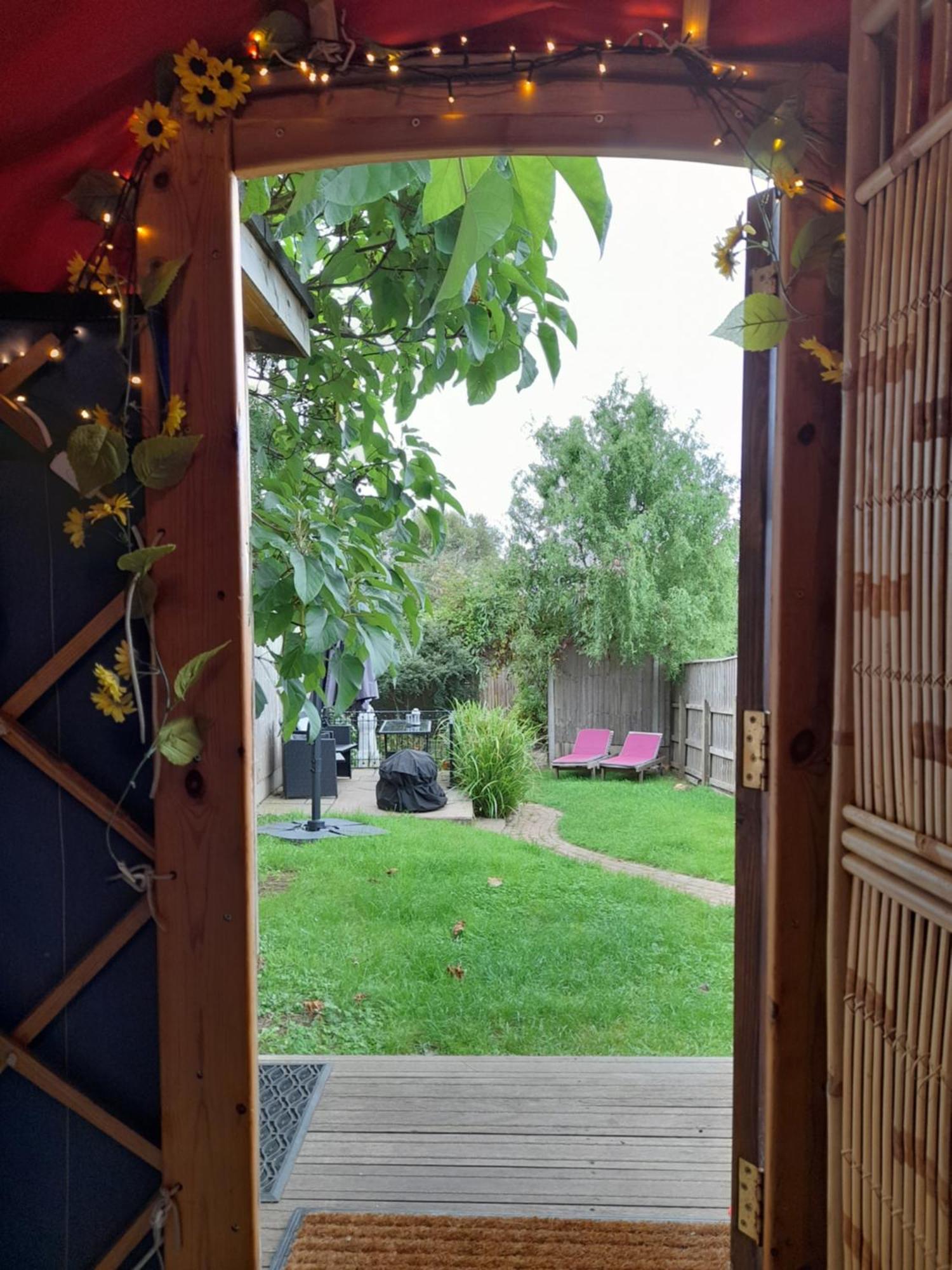 Orchard View Yurt & Hot Tub Somerset Weston-super-Mare Exteriör bild