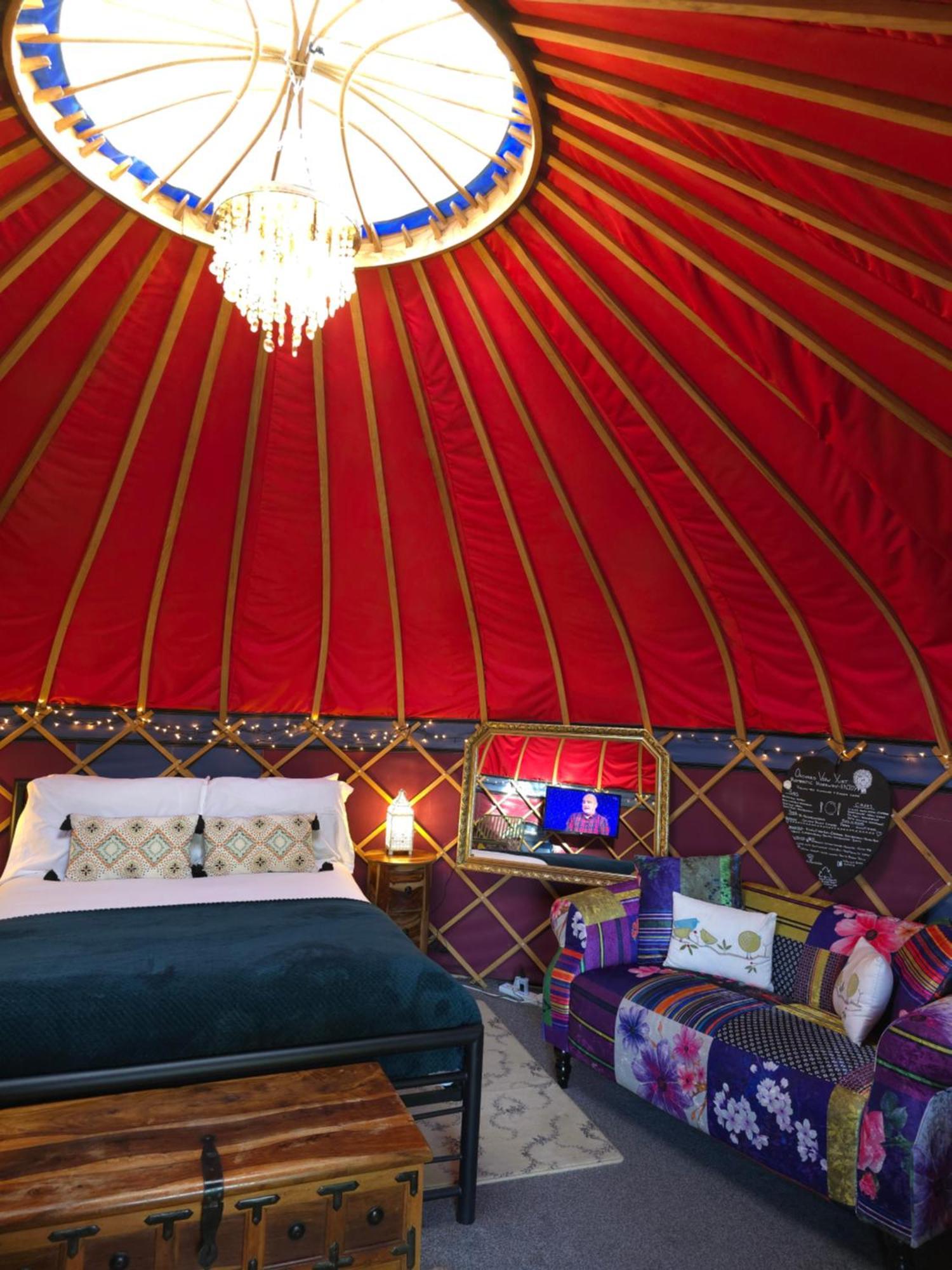 Orchard View Yurt & Hot Tub Somerset Weston-super-Mare Exteriör bild