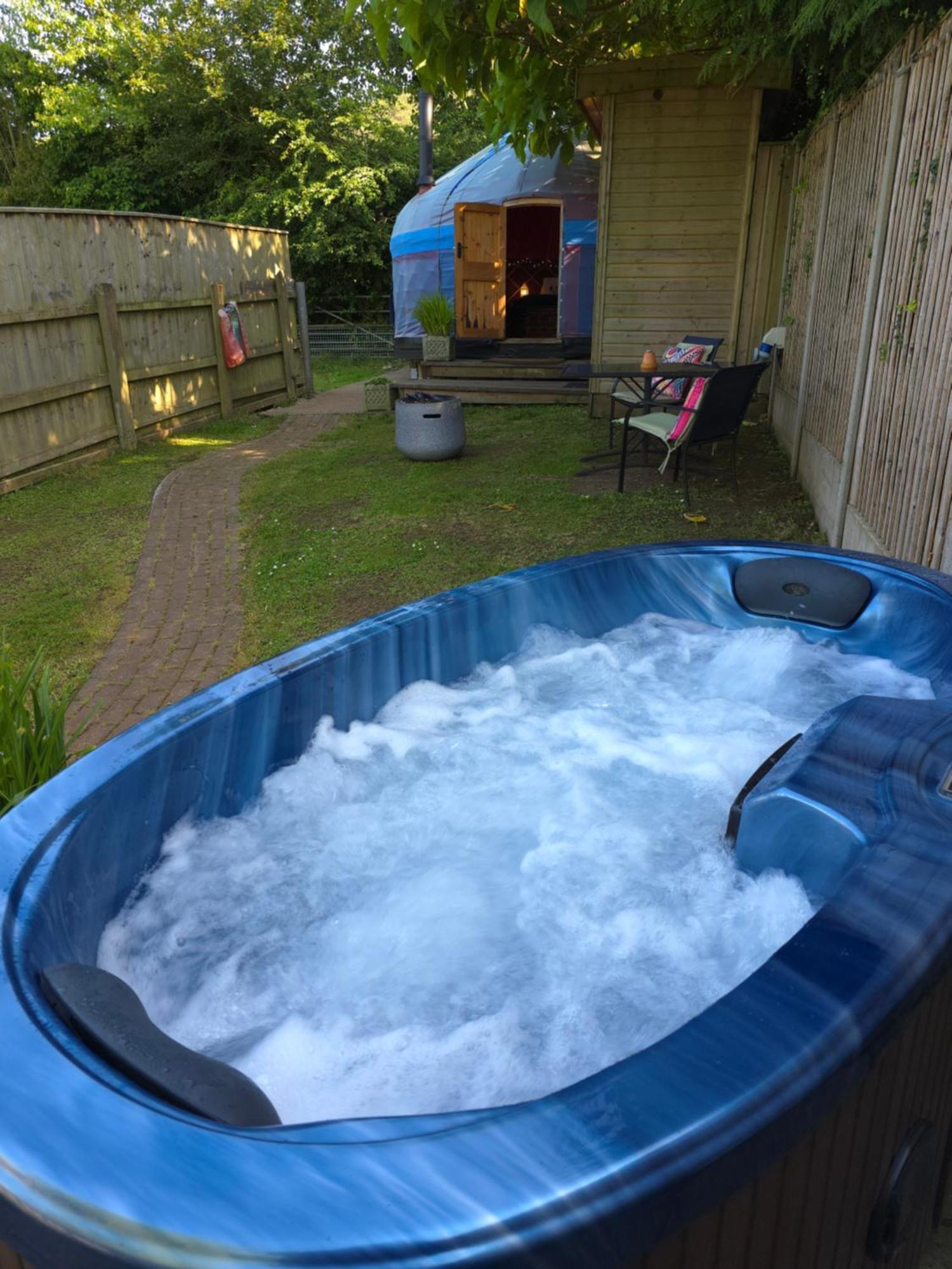 Orchard View Yurt & Hot Tub Somerset Weston-super-Mare Exteriör bild